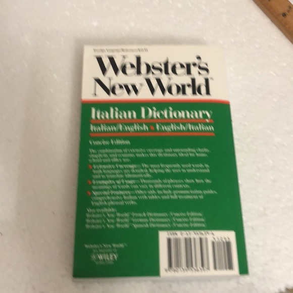 Italian Dictionary -Webster’s New world - Picture 8 of 14